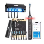 مسواک برقی Bitvae مدل S2 به‌همراه پایه ضدعفونی‌ کننده UV مدل HD2