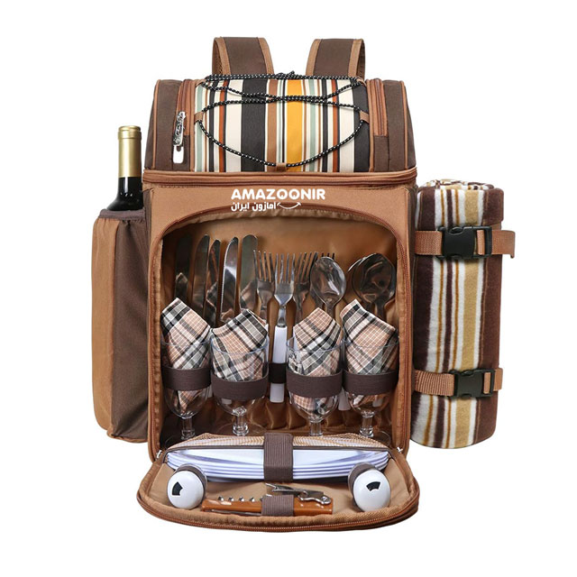 picnic-backpack-cooler-hap-tim-1-amazoonir (1) کولهپشتی پیکنیک Hap Tim مدل ۴ نفره - Image 1