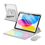 کاور کیبورددار EAMPANG برای iPad 11 A16 (2025) و iPad 10 (2022)